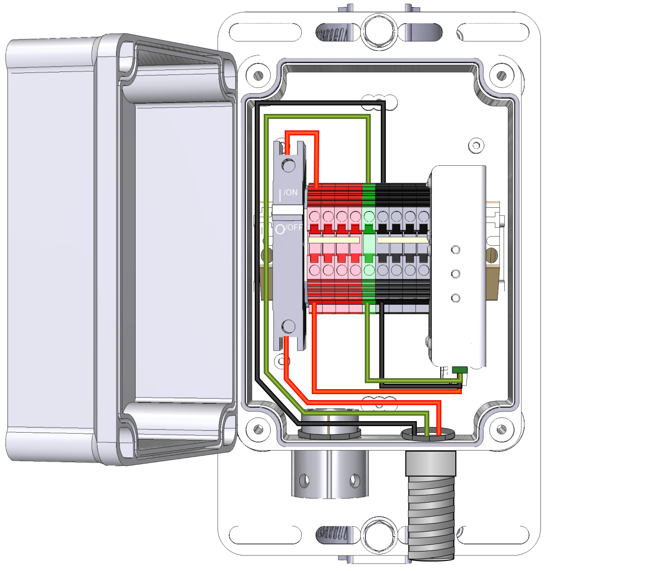 how does a power distribution box work